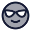 Sunglasses icon with duotone standard style