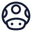 Supermariotoad icon with stroke rounded style