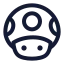 Supermariotoad icon with stroke standard style