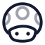 Supermariotoad icon with twotone rounded style