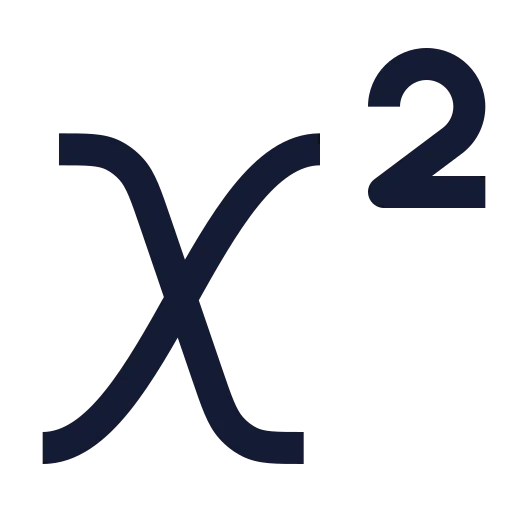 Superscript Icon in Stroke Sharp style