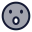 Surprise icon with duotone rounded style