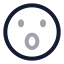 Surprise icon with twotone rounded style