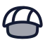 Sushi icon with duotone rounded style