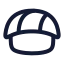Sushi icon with stroke rounded style