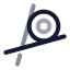 Sushi icon with twotone rounded style