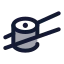 Sushi icon with duotone standard style