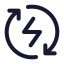 Sustainableenergy icon with duotone standard style