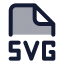 Svg icon with duotone standard style