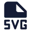 Svg icon with solid standard style