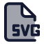 Svg icon with duotone standard style