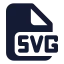 Svg icon with solid standard style