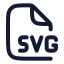 Svg icon with stroke rounded style