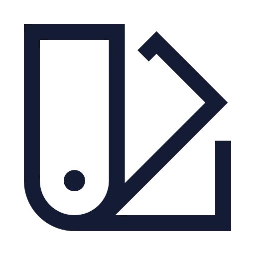 Swatch Book Icon in Stroke Sharp style