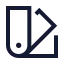 Swatchbook icon with stroke sharp style