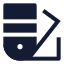Swatch icon with solid sharp style