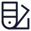 Swatch icon with stroke sharp style