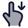 Swipe Down 01 icon preview