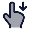 Swipe Down 01 icon preview