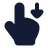 Swipe Down 01 icon preview