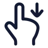 Swipe Down 01 icon preview