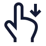 Swipe Down 01 icon preview