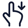 Swipe Down 01 icon preview