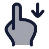 Swipe Down 02 icon preview