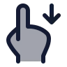 Swipe Down 02 icon preview
