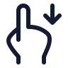 Swipe Down 02 icon preview