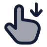 Swipe Down 03 icon preview