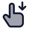 Swipe Down 03 icon preview