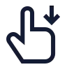 Swipe Down 03 icon preview