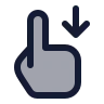 Swipe Down 04 icon preview