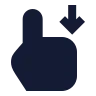 Swipe Down 04 icon preview
