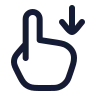 Swipe Down 04 icon preview