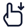 Swipe Down 04 icon preview