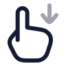 Swipe Down 04 icon preview