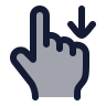 Swipe Down 05 icon preview