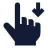 Swipe Down 05 icon preview