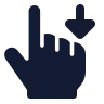 Swipe Down 05 icon preview