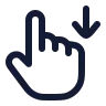 Swipe Down 07 icon preview