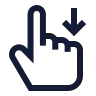 Swipe Down 07 icon preview