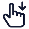Swipe Down 07 icon preview