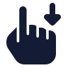 Swipe Down 08 icon preview