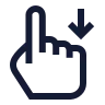 Swipe Down 08 icon preview