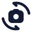 Switchcamera icon with solid standard style