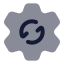 Systemupdate icon with bulk rounded style