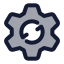 Systemupdate icon with duotone standard style