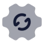 Systemupdate icon with bulk rounded style